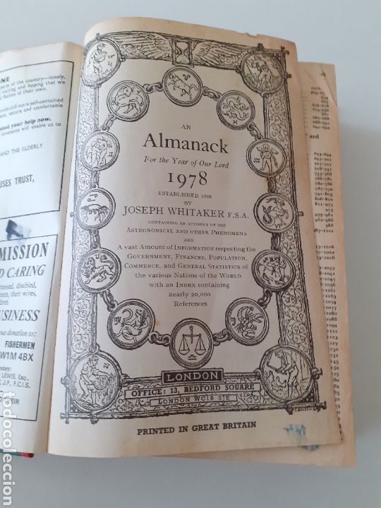 Libros de segunda mano: Whitaker s 1978 almanach ingl&eacute;s - Foto 5