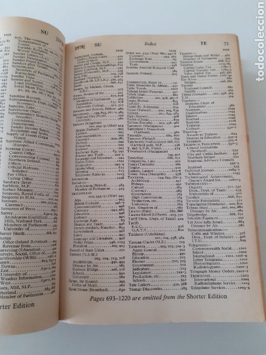 Libros de segunda mano: Whitaker s 1978 almanach ingl&eacute;s - Foto 8