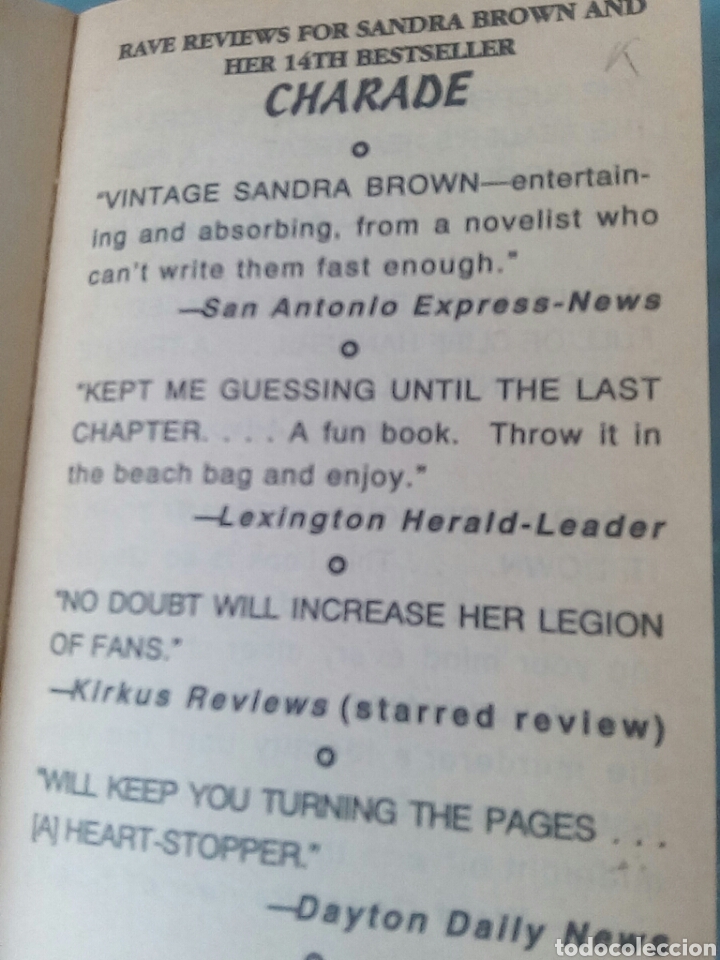 Libros de segunda mano: Lote 3 libros Sandra Brown - Foto 9