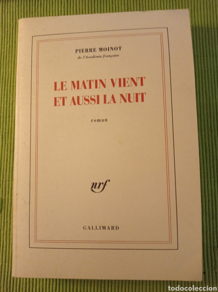 Libros de segunda mano: Le matin vient et aussi la nuit - Foto 1