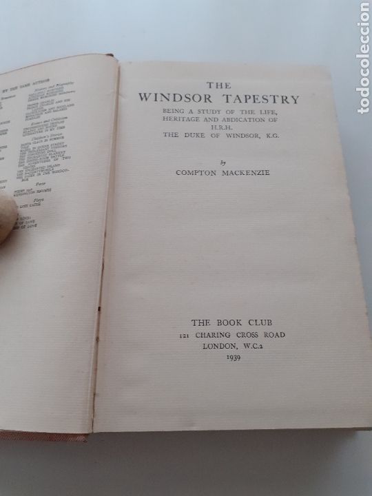 Libros de segunda mano: The Windsor Tapestry Compton Mackenzie 1939 ingl&eacute;s - Foto 3
