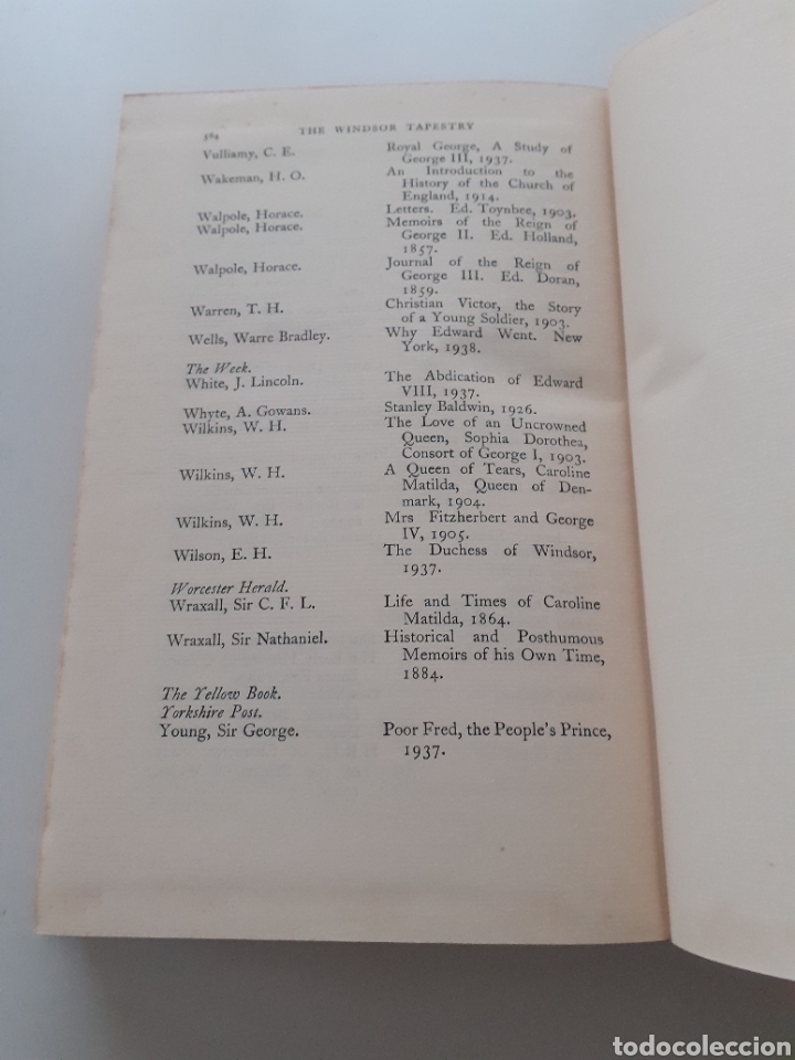 Libros de segunda mano: The Windsor Tapestry Compton Mackenzie 1939 ingl&eacute;s - Foto 6