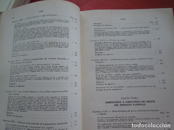 Libros de segunda mano: ECONOMIA - PAUL A. SAMUELSON - UNIONE TIPOGRAFICO-EDITRICE TORINESE 1948. - Foto 8