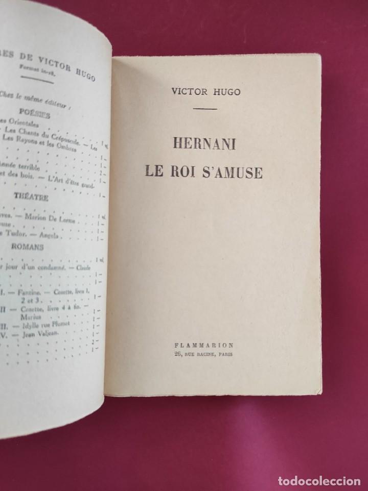 Libros de segunda mano: VICTOR HUGO - HERNANI / Le roi samuse - Foto 3
