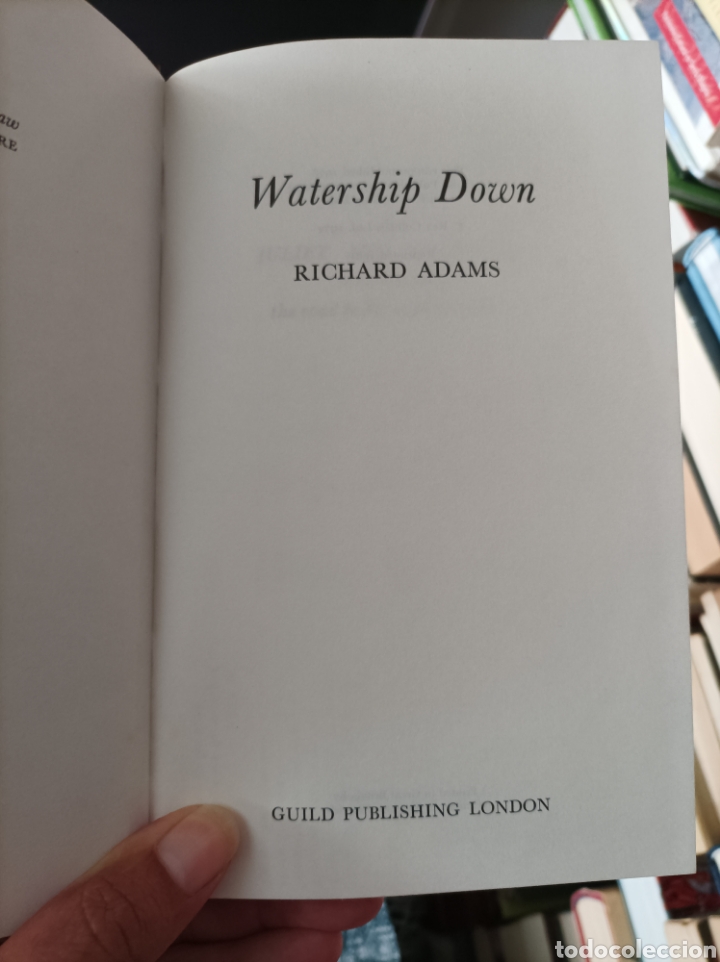 Libros de segunda mano: Watership down - Richard Adams- 1978- libro en ingl&eacute;s - Foto 2