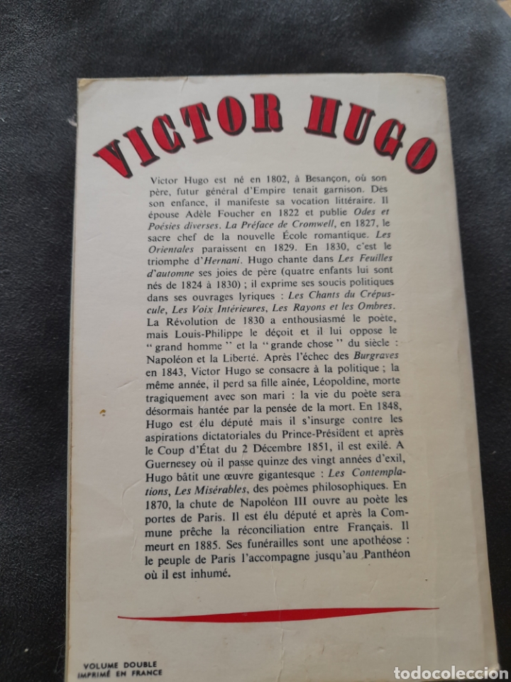 Libros de segunda mano: Les miserables. V&iacute;ctor Hugo. Franc&eacute;s - Foto 2