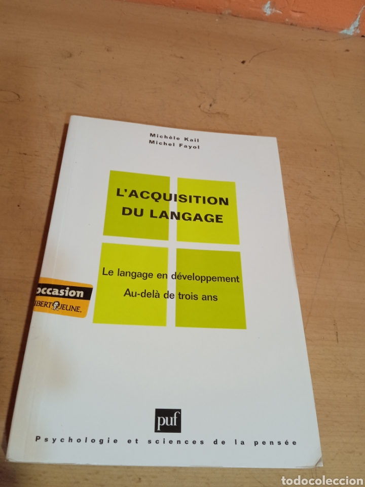 l acquisition du langage vol.2 michele kail m Comprar Outros