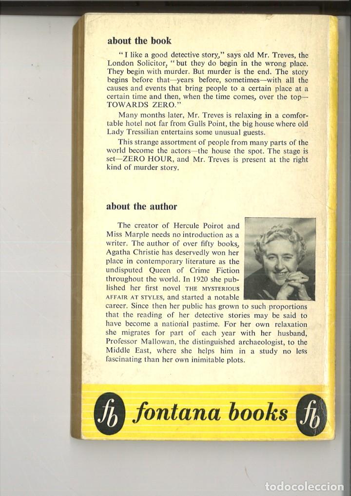 Libros de segunda mano: TOWARDS ZERO. Agatha Christie - Foto 2