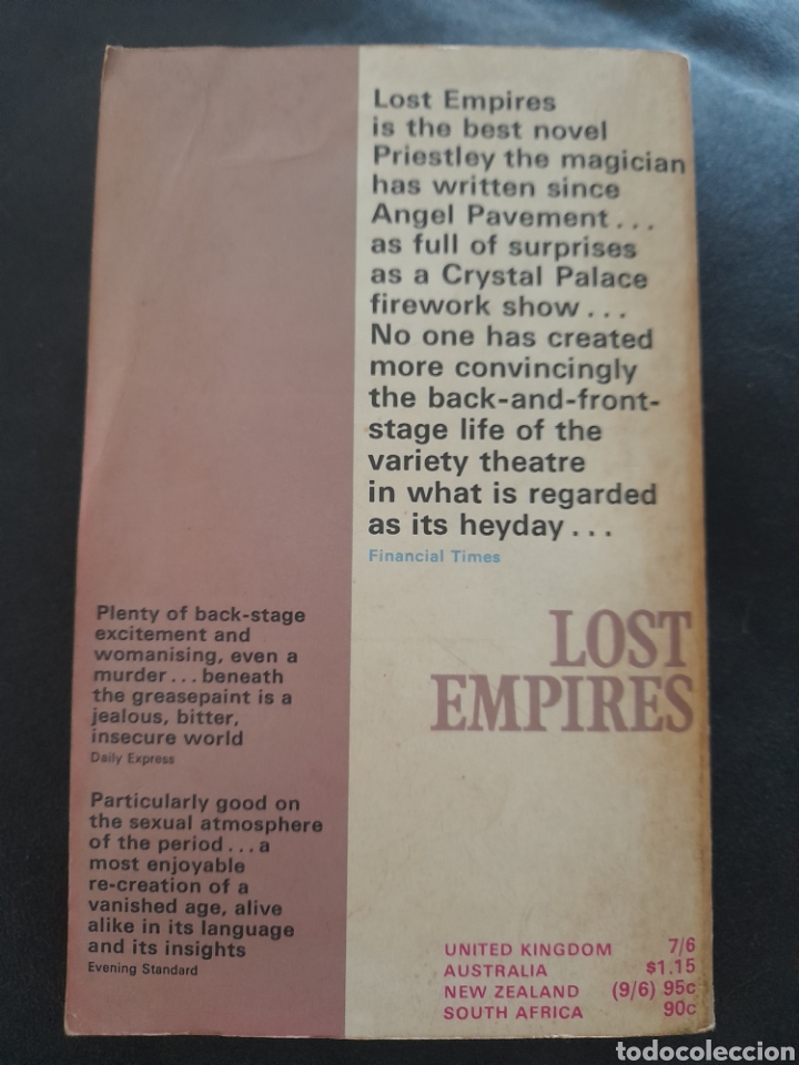 Libros de segunda mano: Lost empires. J B Priestley - Foto 2