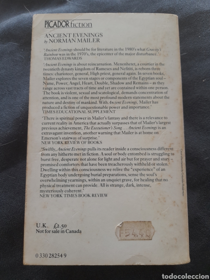 Libros de segunda mano: Ancient evenings. Norman Mailer - Foto 2