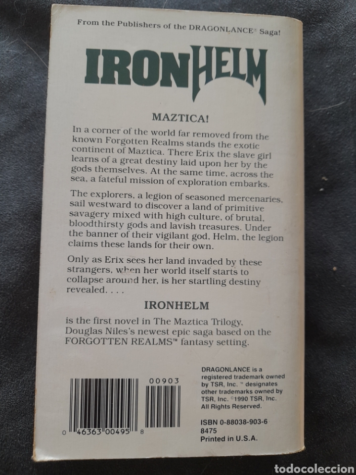 Libros de segunda mano: Iron helm. Douglas Niles - Foto 2
