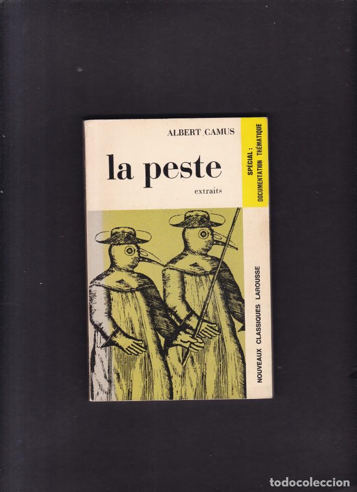 Libros de segunda mano: ALBERT CAMUS - LA PESTE - EXTRAITS - CLASSIQUES LAROUSSE 1971 - Foto 1
