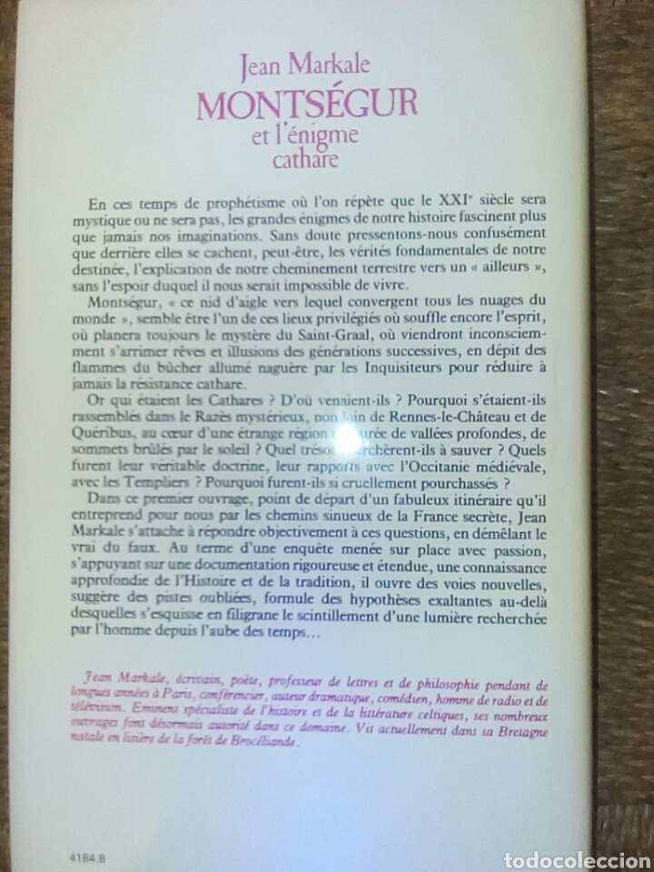 Libros de segunda mano: MONSEGUR et lenigme cathare - Foto 2