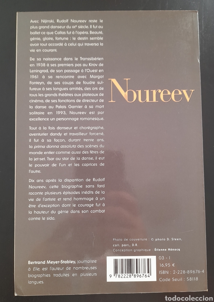 Libros de segunda mano: Bertrand Meyer Stabley - Noureev - Foto 2