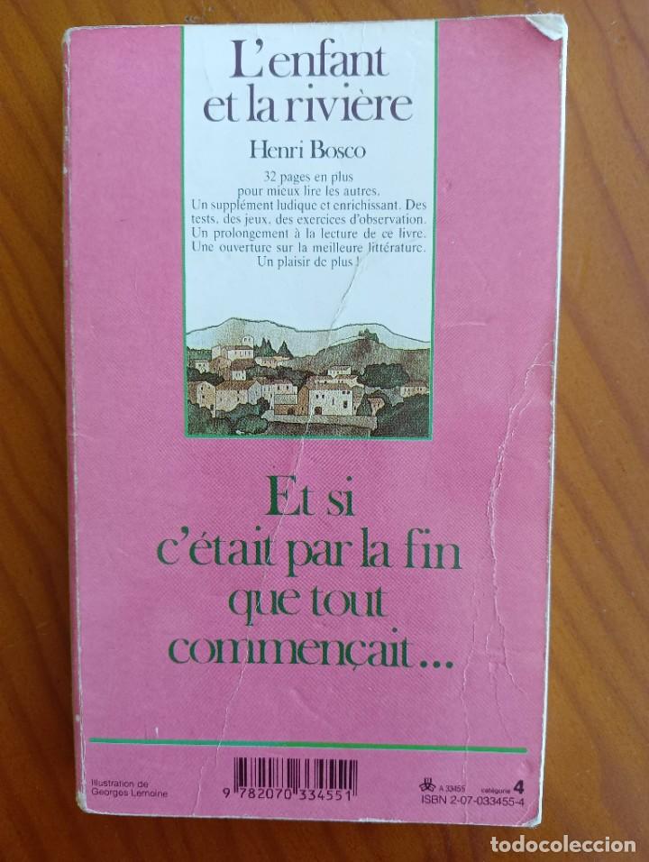 Libros de segunda mano: Lenfant et la rivi&egrave;re Henri Bosco - Foto 2