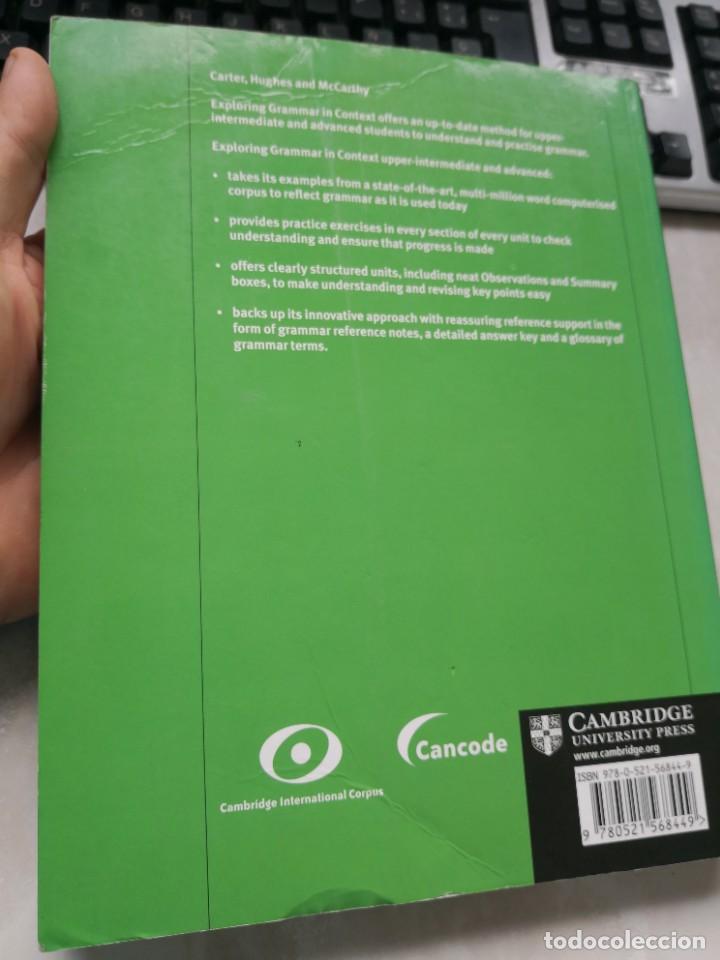 Libros de segunda mano: EXPLORING GRAMMAR IN CONTEXT-GRAMAR REFERENCE AND PRACTICE-UPPER-INTERMEDIATE AND ADVANC-PORTES 5.99 - Foto 3
