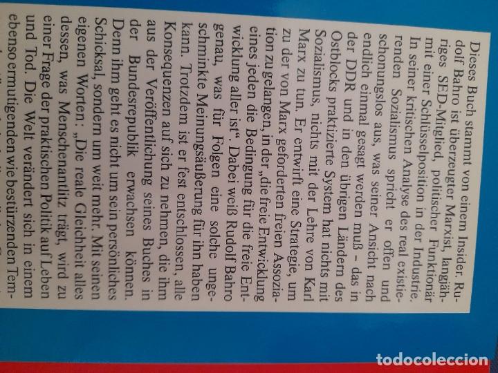 Libros de segunda mano: Libro alem&aacute;n Germany Rudolf Bahro Die alter native - Foto 2
