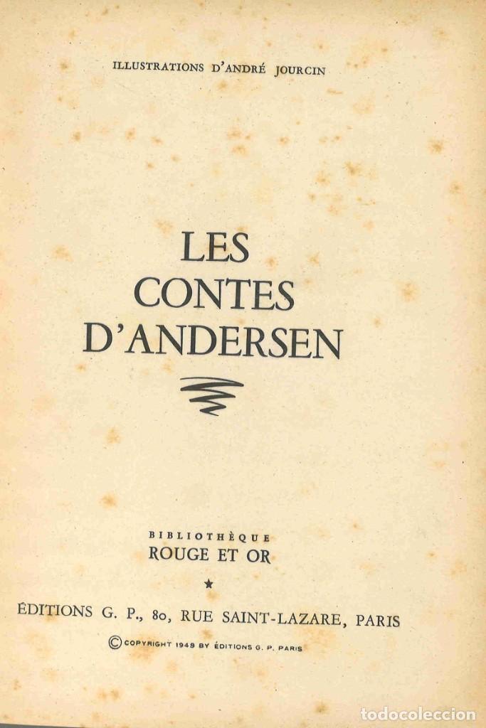 Libros de segunda mano: Les contes dAndersen. 1950. En franc&eacute;s - Foto 1