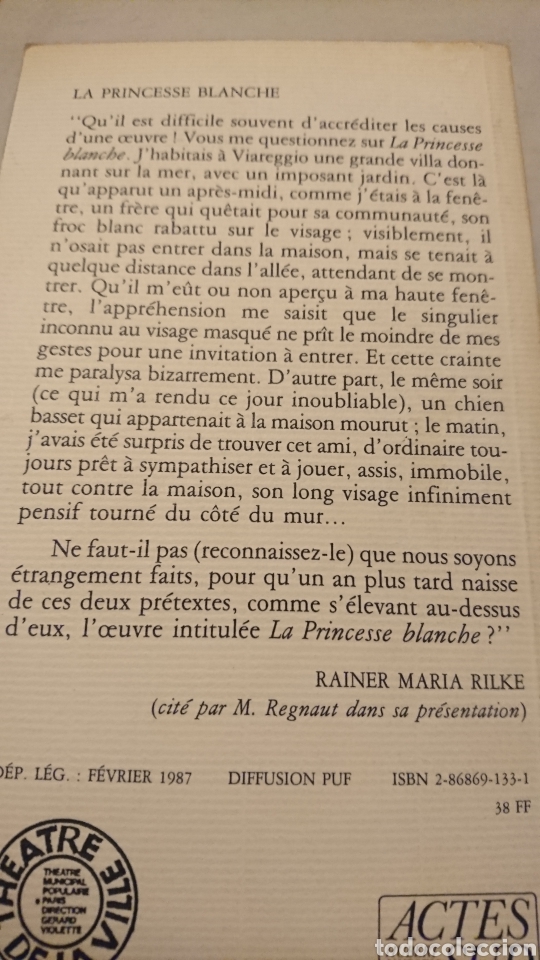 Libros de segunda mano: La Princesse blanche - Foto 3