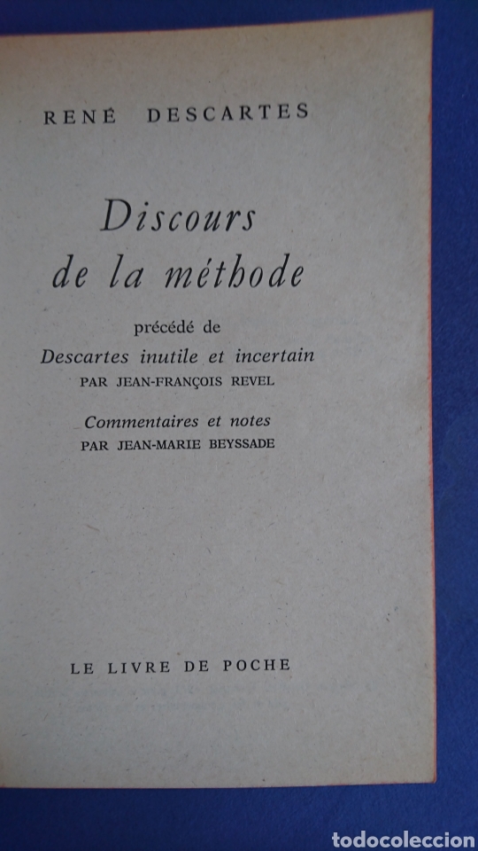 Libros de segunda mano: DESCARTES - Discours de la M&eacute;thode - Foto 5