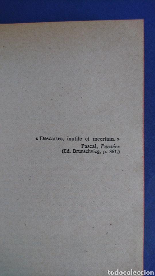 Libros de segunda mano: DESCARTES - Discours de la M&eacute;thode - Foto 7