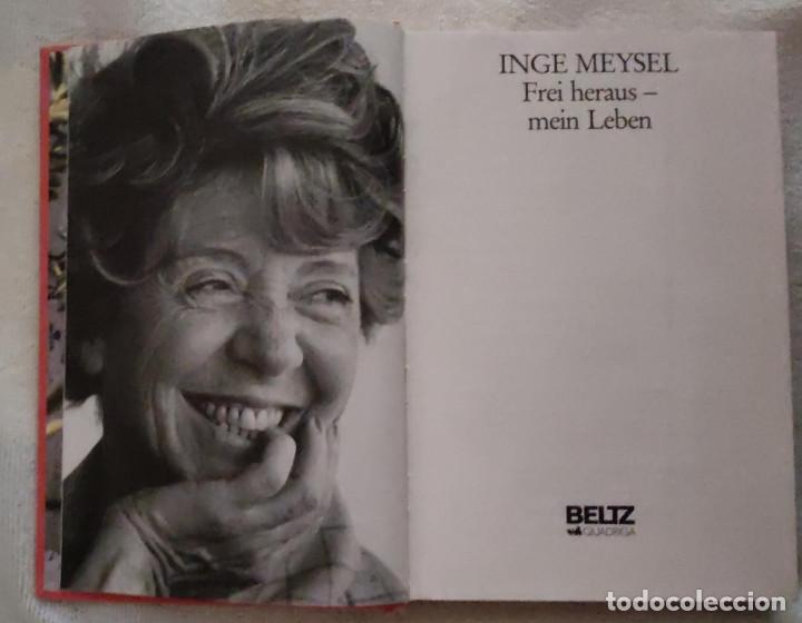 Libros de segunda mano: Frei heraus - mein Leben. - Foto 4