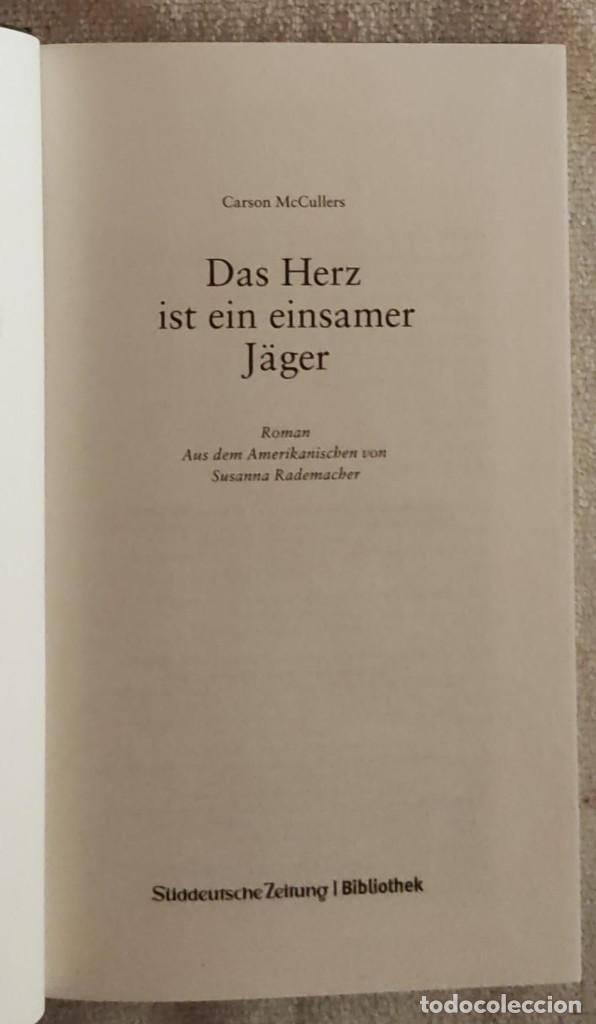 Libros de segunda mano: Das Herz ist ein einsamer J&auml;ger. - Foto 5