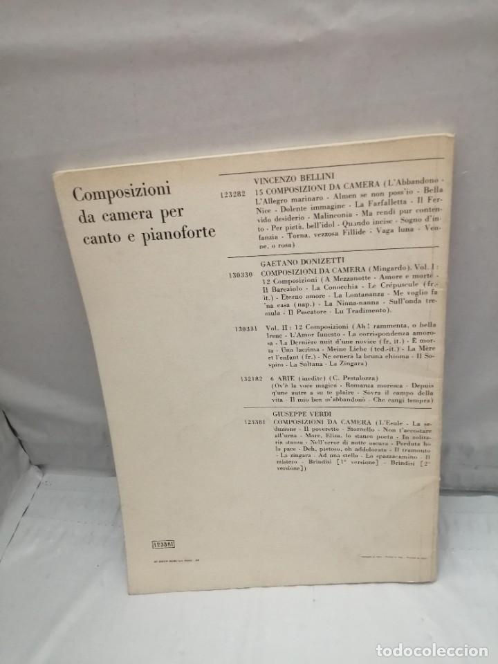 Libros de segunda mano: COMPOSIZIONI DA CAMERA PER CANTO E PIANOFORTE GIUSEPPE VERDI - Foto 2