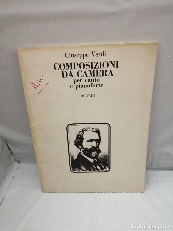 Libros de segunda mano: COMPOSIZIONI DA CAMERA PER CANTO E PIANOFORTE GIUSEPPE VERDI - Foto 1