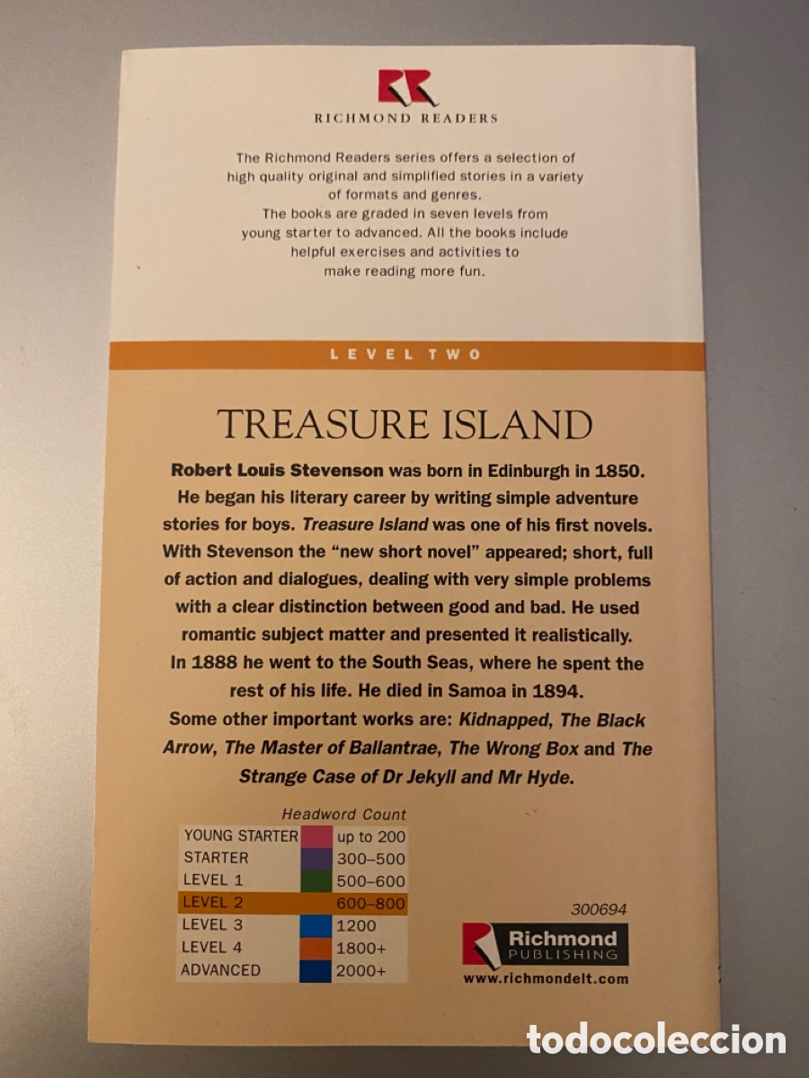 Libros de segunda mano: Treasure Island - Foto 2