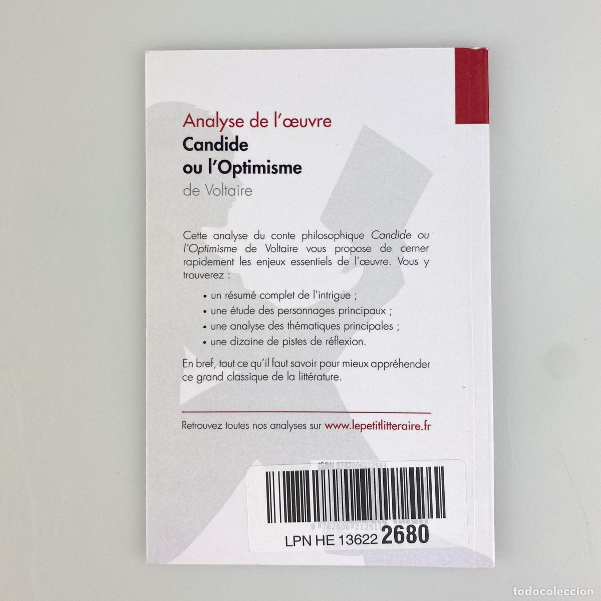 Libros de segunda mano: Candide ou lOptimisme, Voltaire. Analisis Franc&eacute;s. - Foto 2