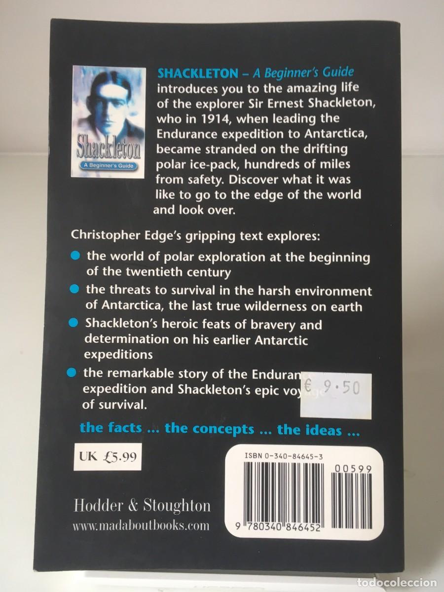 Libros de segunda mano: LIBROS INGL&Eacute;S. SHACKLETON - A BEGINNERS GUIDE. CHRISTOPHER EDGE - Foto 2
