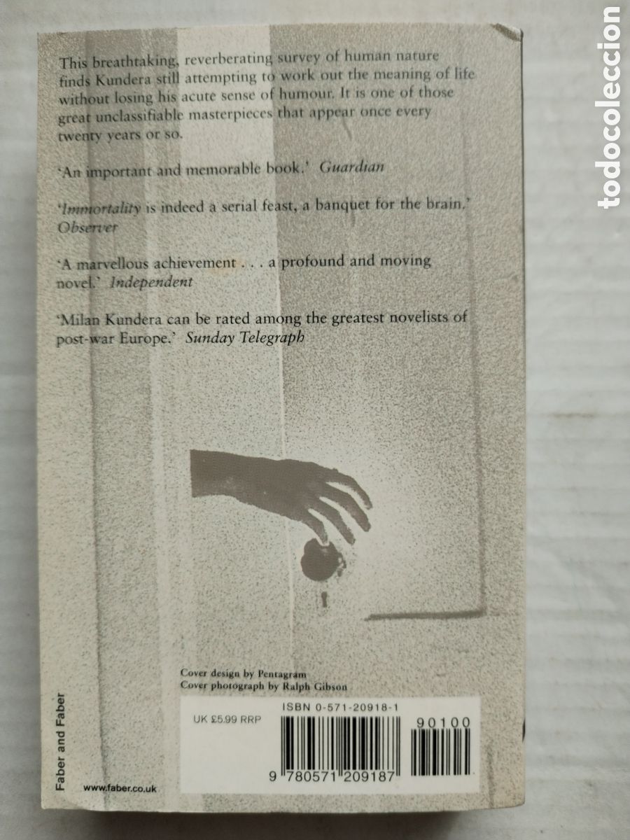 Libros de segunda mano: IMMORTALITY/MIL&Aacute;N MUNDERA - Foto 3