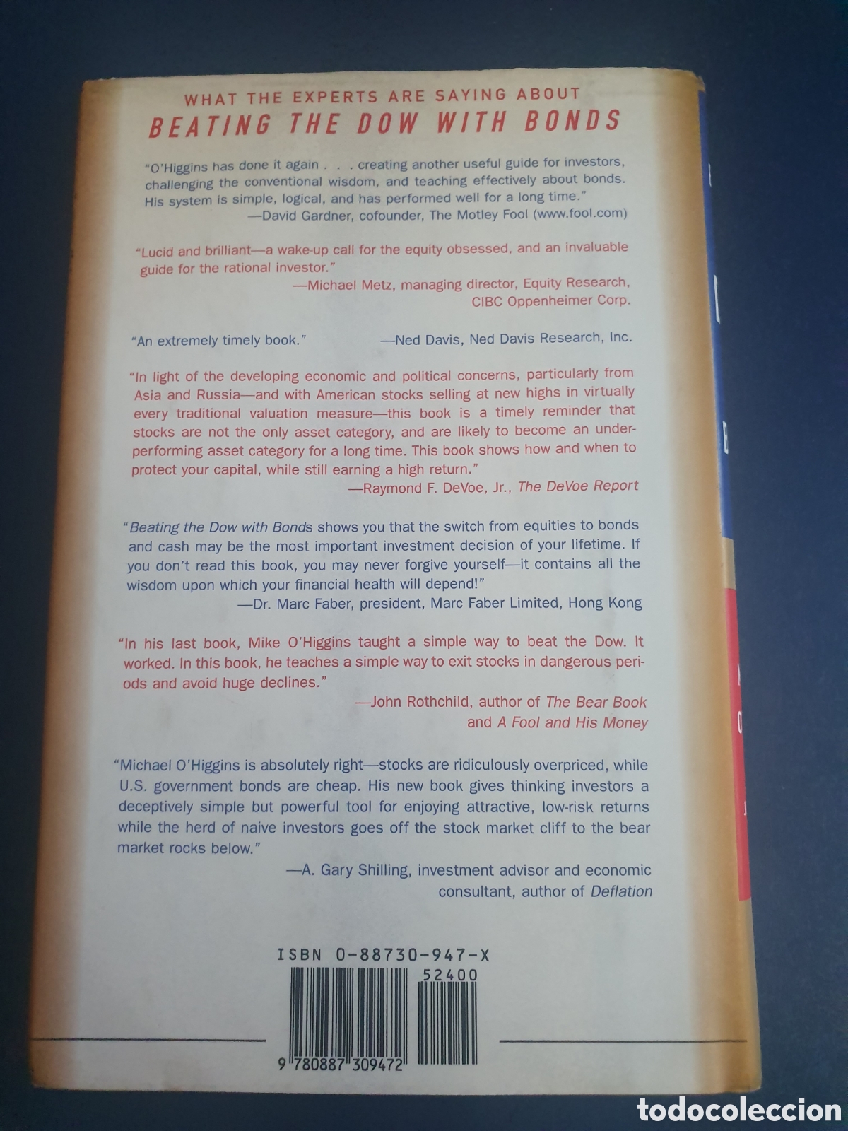 Libros de segunda mano: BEATING THE DOW WITH BONDS MICHAEL B. O HIGGINS - Foto 2
