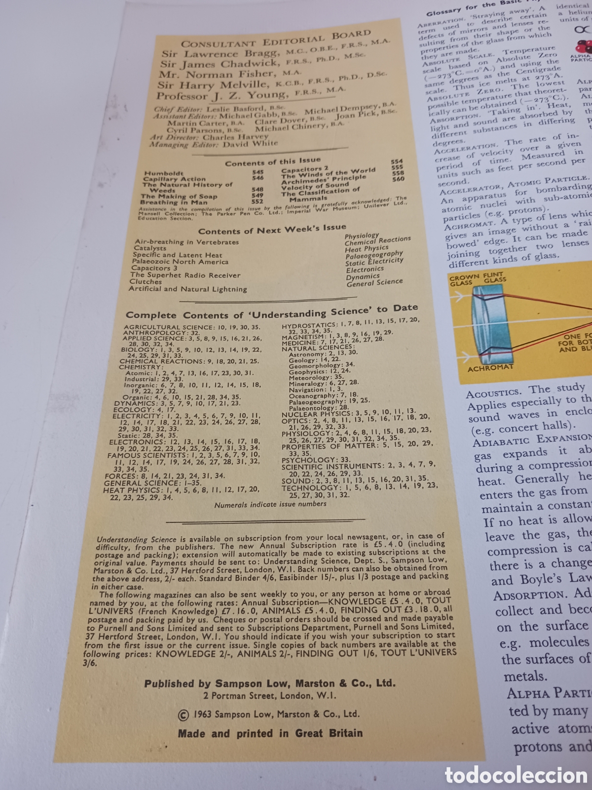 Libros de segunda mano: Understanding science, n&uacute;mero 35, 1963 ingl&eacute;s - Foto 2