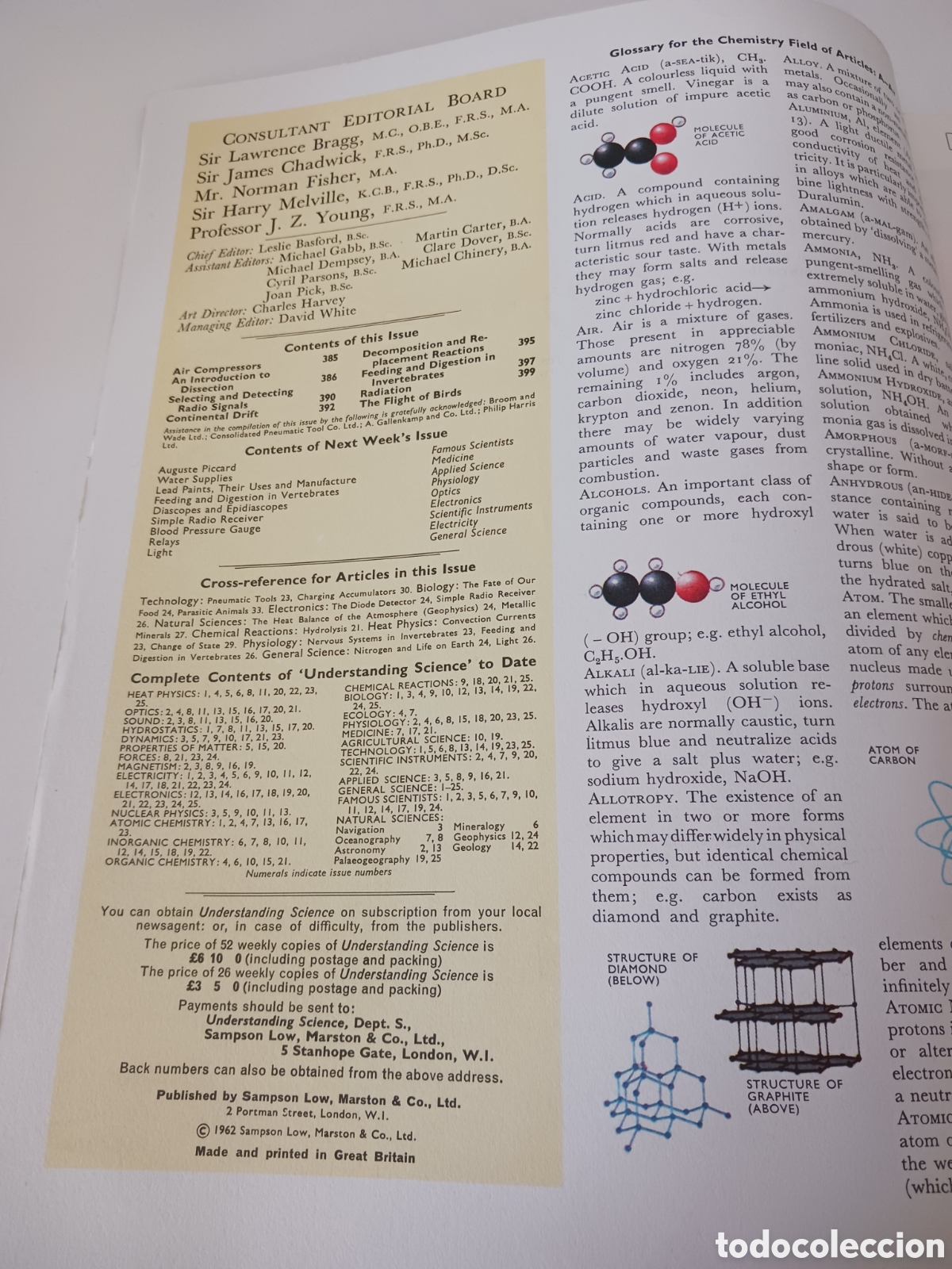 Libros de segunda mano: Understanding science, n&uacute;mero 25 ingl&eacute;s 1962 - Foto 2