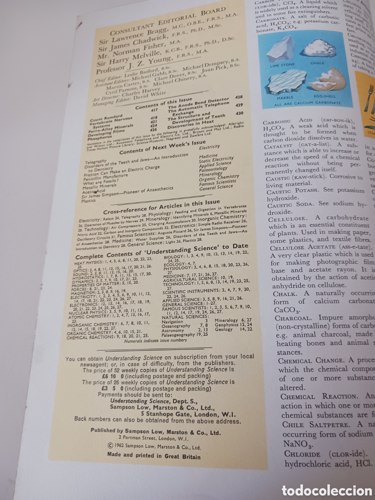 Libros de segunda mano: Understanding science, n&uacute;mero 27 ingl&eacute;s 1962 - Foto 2