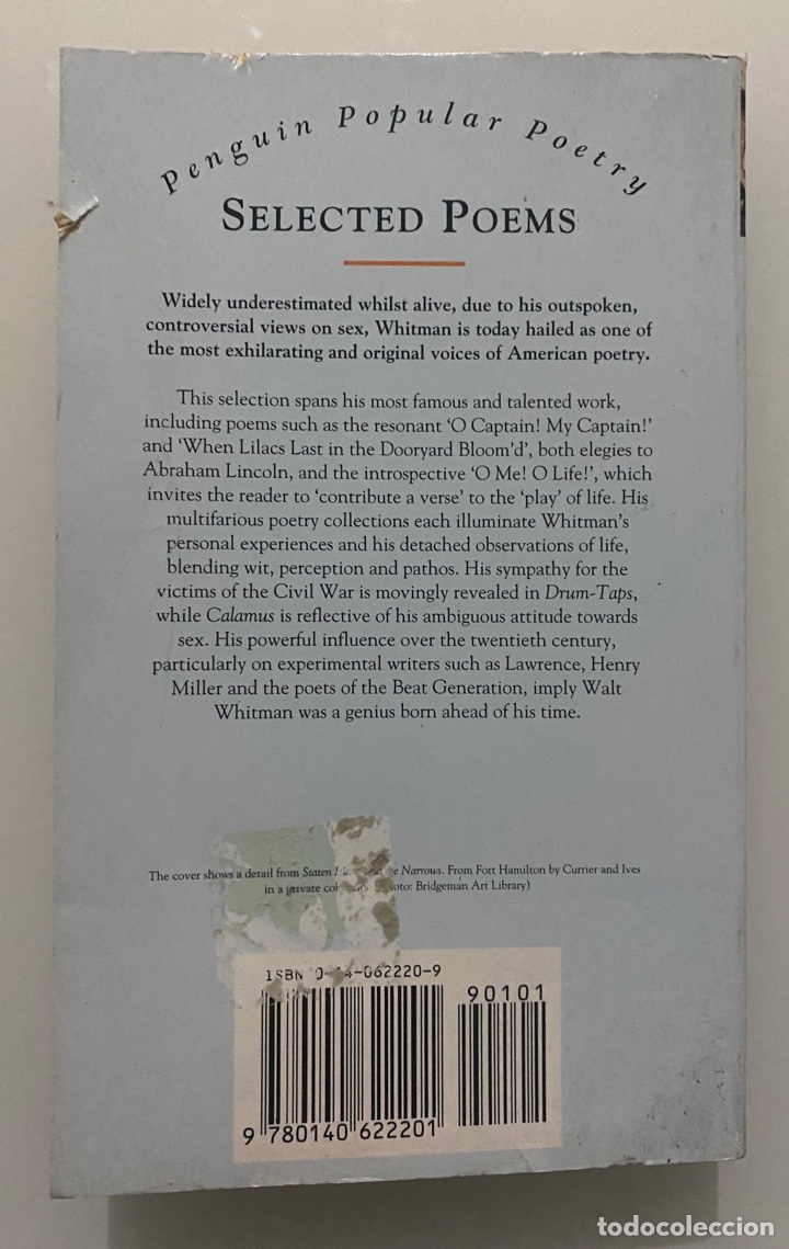Libros de segunda mano: Selected Poems - WHITMAN, Walt - Foto 2
