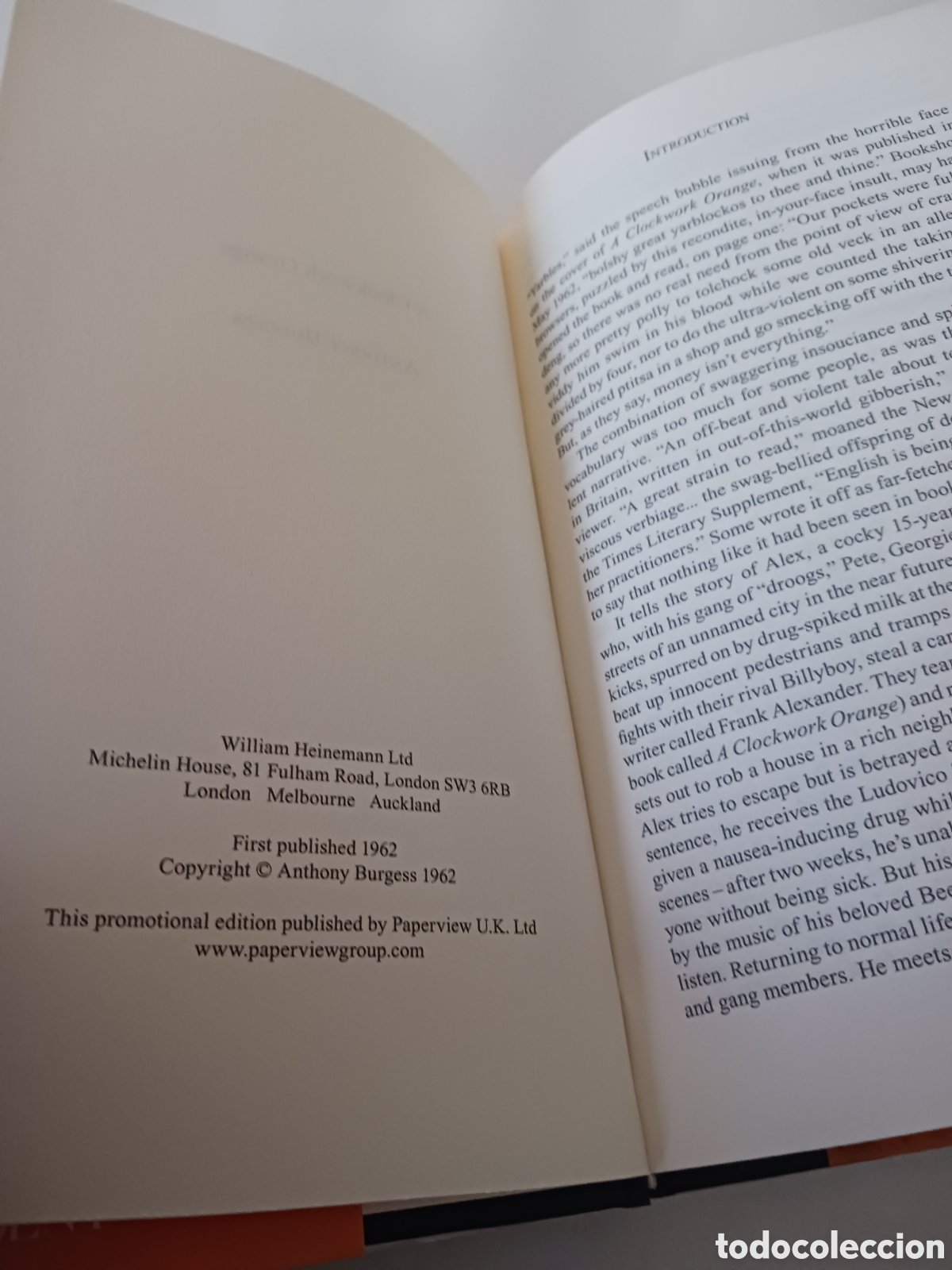 Libros de segunda mano: A clockwork orange, Anthony Burgess, 2009 ingl&eacute;s - Foto 3