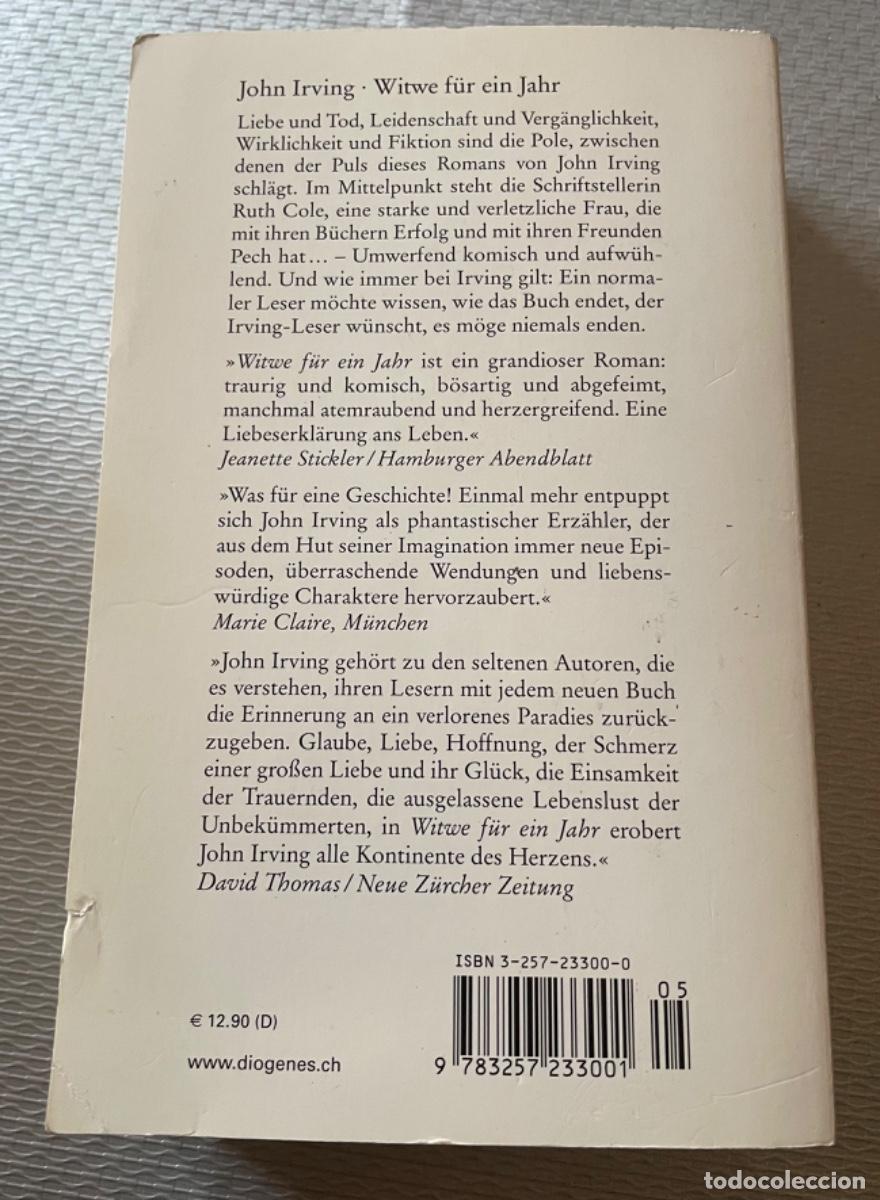 Libros de segunda mano: WITWE FUR EIN JAHR John Irving EN ALEMAN - Foto 2