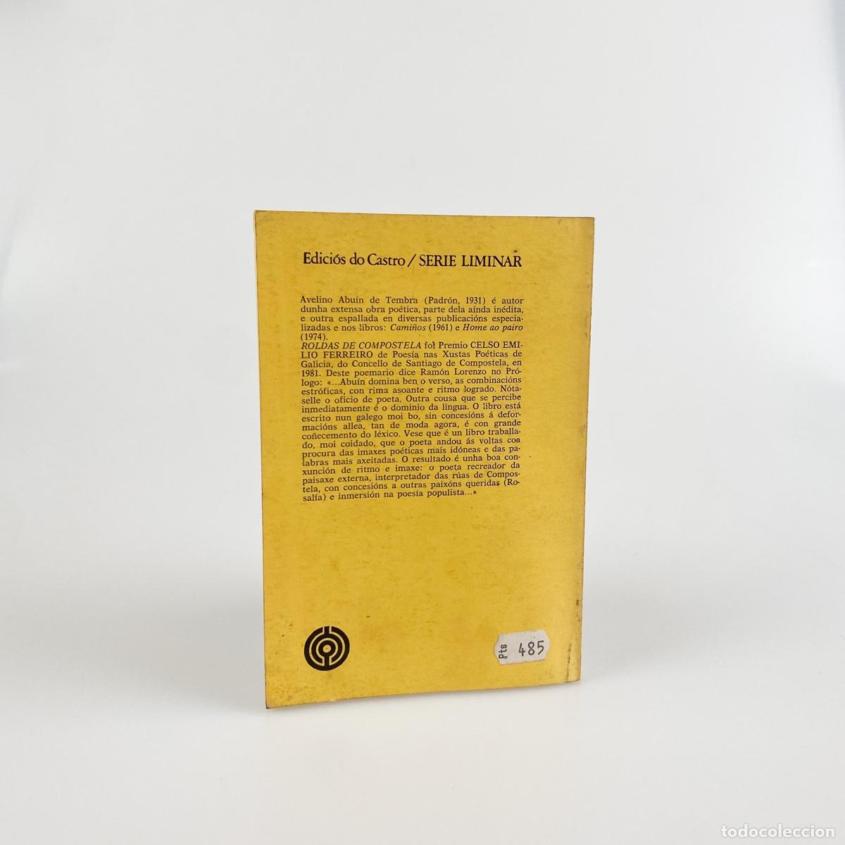 Libros de segunda mano: Roldas de Compostela, Avelino Abuin de Tembra. - Foto 2