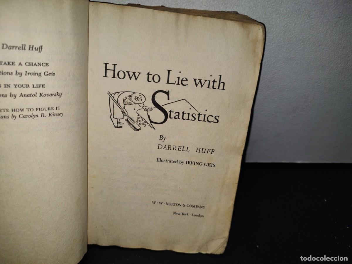 Libros de segunda mano: 46- INGL&Eacute;S. HOW TO LIE WITH STATISTICS - DARRELL HUFF - Foto 8