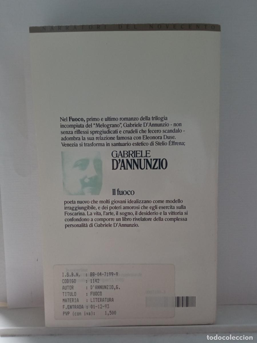 Libros de segunda mano: IL FUOCO, Gabriele D&rsquo;Annunzio - Foto 2