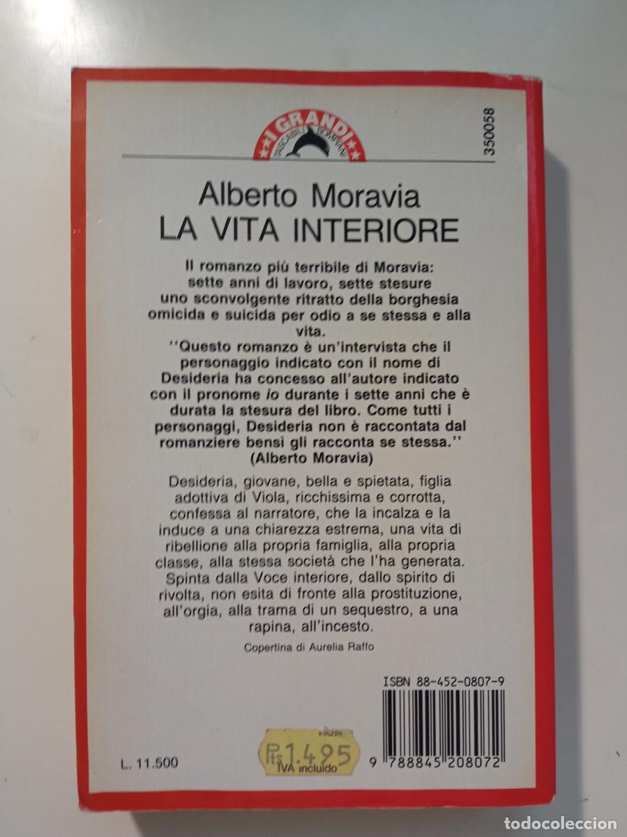 Libros de segunda mano: LA VITA INTERIORE, Alberto Moravia - Foto 2