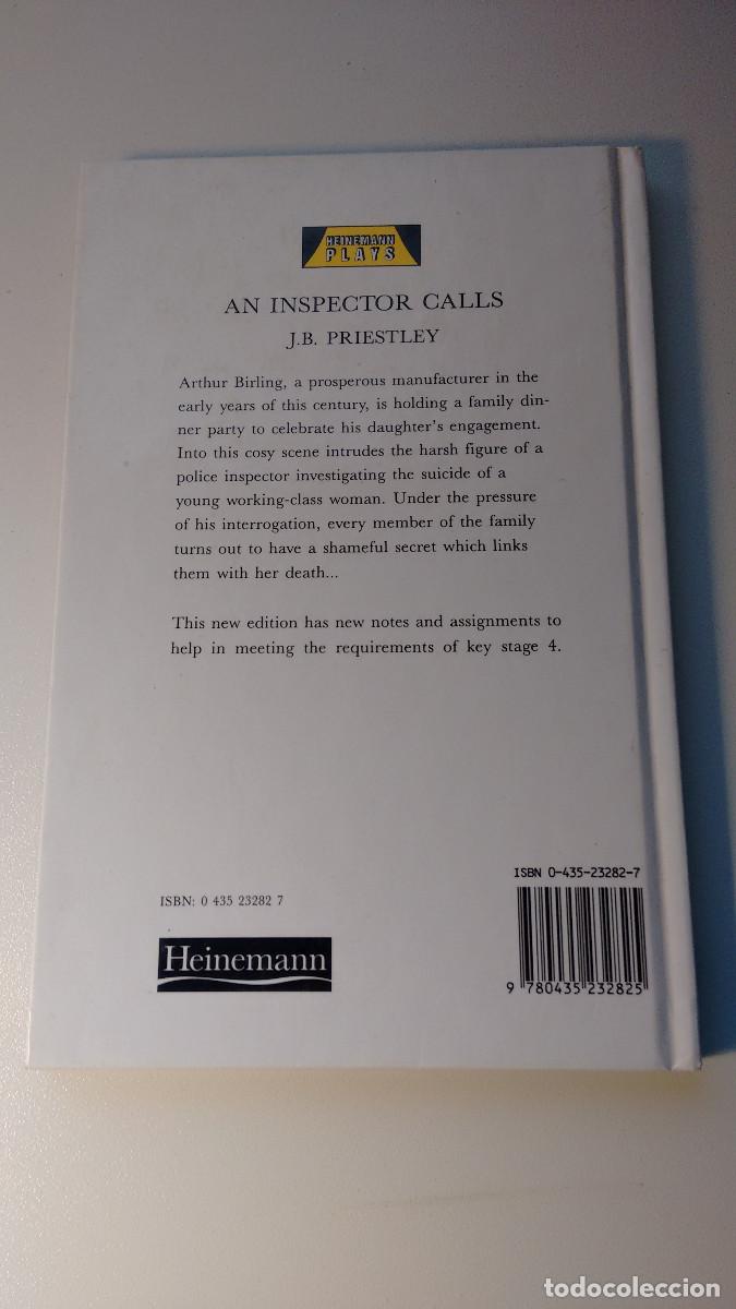Libros de segunda mano: An Inspector Calls. Priestley - Foto 2