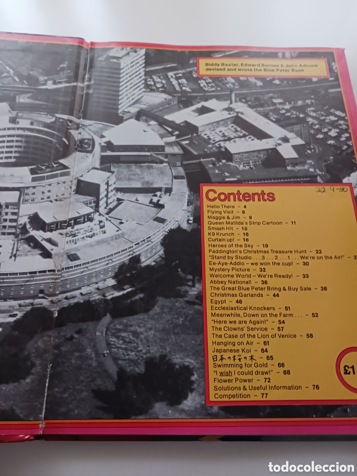 Libros de segunda mano: Blue Peter BBC seventeenth book 1980 ingl&eacute;s - Foto 2