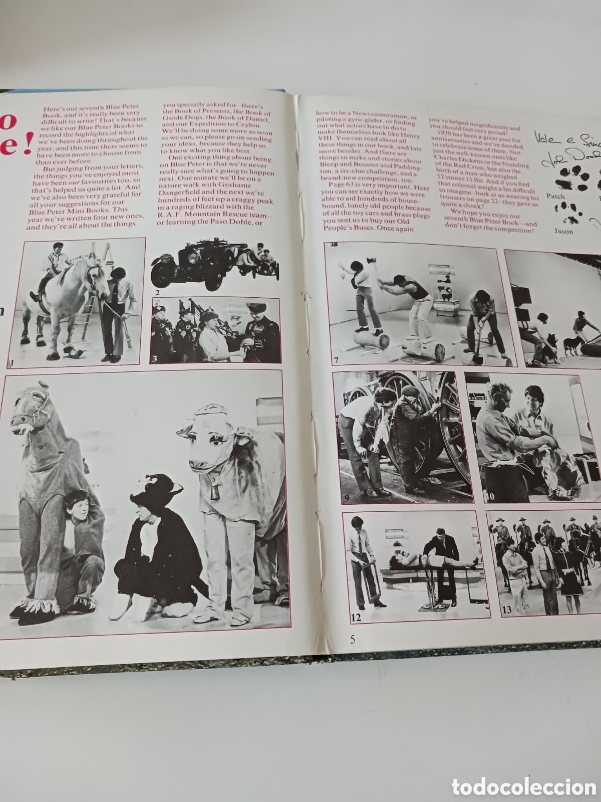Libros de segunda mano: Blue Peter Seventh book BBC 1970 ingl&eacute;s - Foto 3