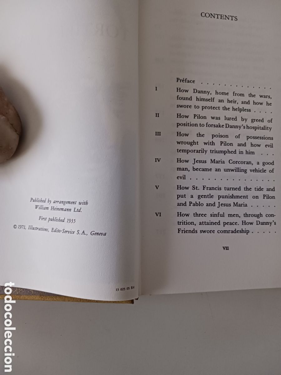 Libros de segunda mano: Tortilla Flat John Steinbeck 1971 ingl&eacute;s - Foto 4