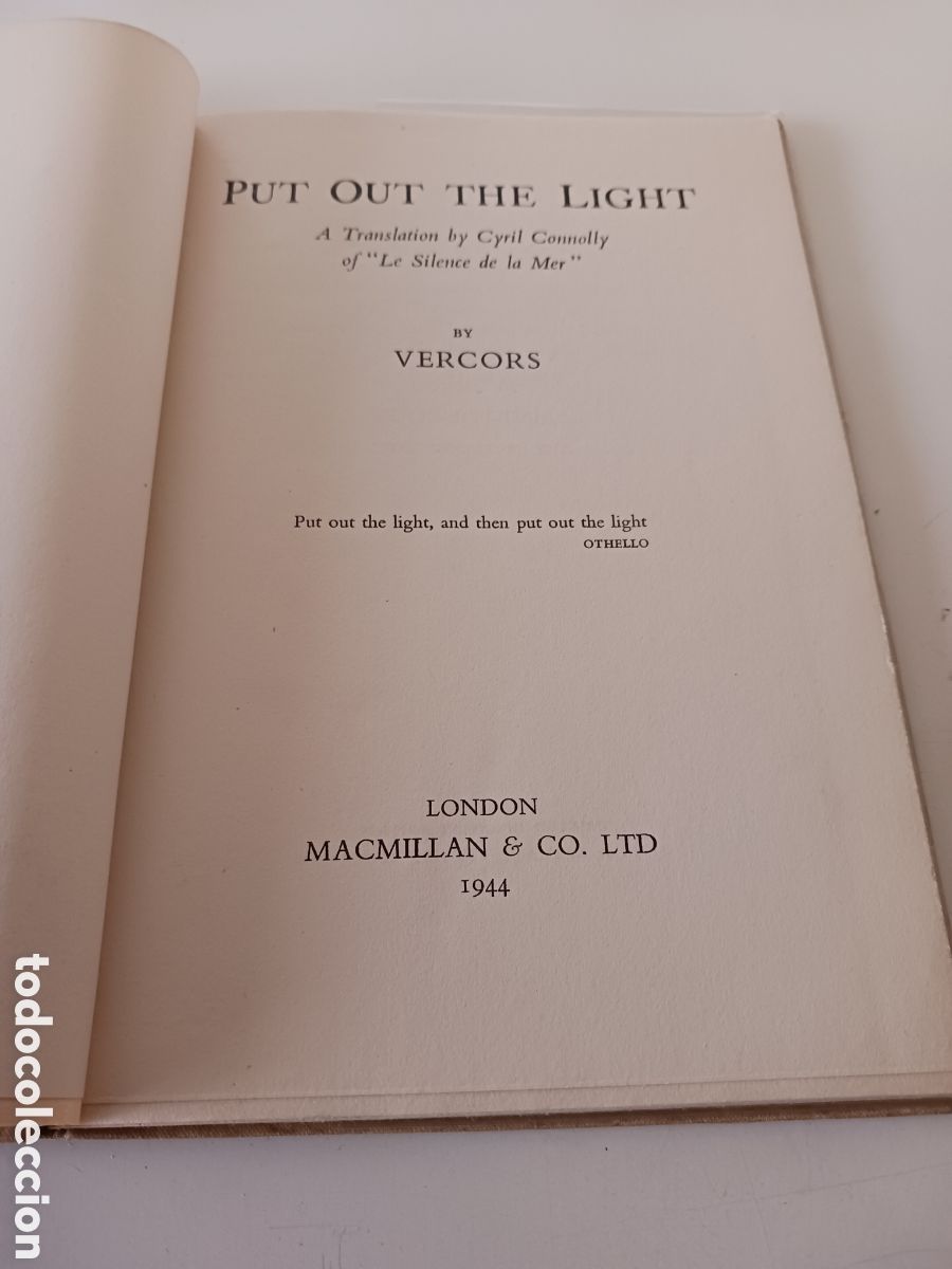 Libros de segunda mano: Put out the light, Vercors 1944 ingl&eacute;s Ref E1 - Foto 2