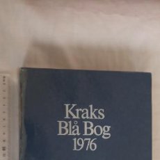 Libros de segunda mano: KRAKS BLÅ BOG 1976. 7737 NULEVENDE DANSKE MAENDS OG KVINDERS BIOGRAFIER